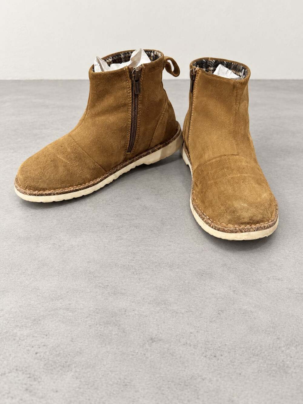 Birkenstock Melrose Tea Plaid Suede Ankle Boots Women’s EU 37 US 6-6.5